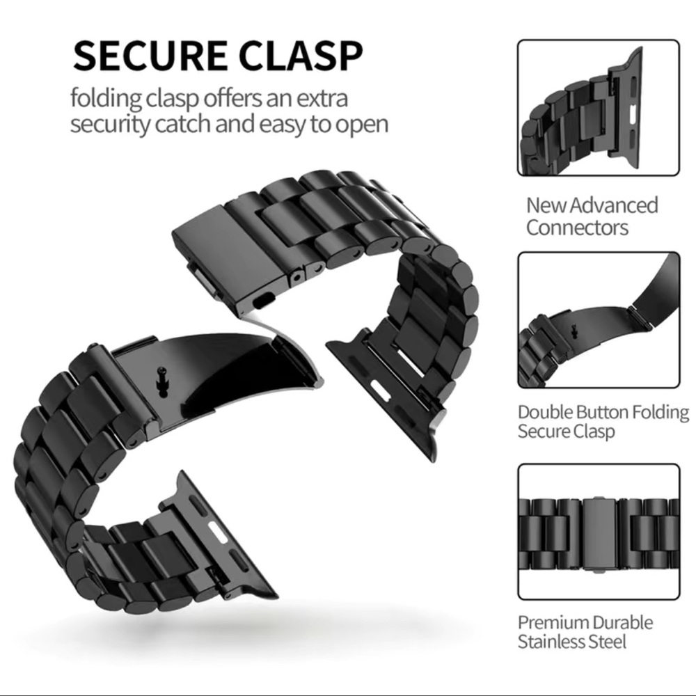Classic Metal Band For Apple Watch Series 8 7 41MM 45MM
